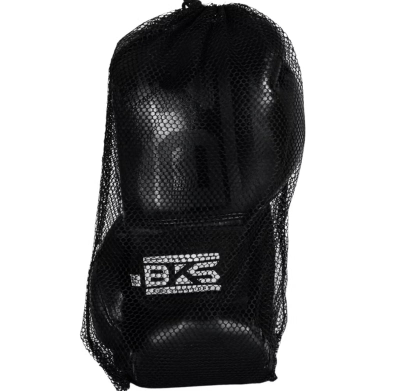 Luva De Boxe Muay Thai Kickboxing + Caneleiras Muay Thai + Bandagens + Bucal + Case + Bolsa KIT BKS